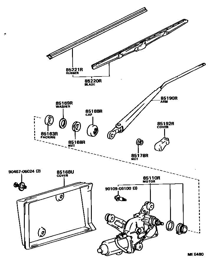 8502 — REAR WIPER