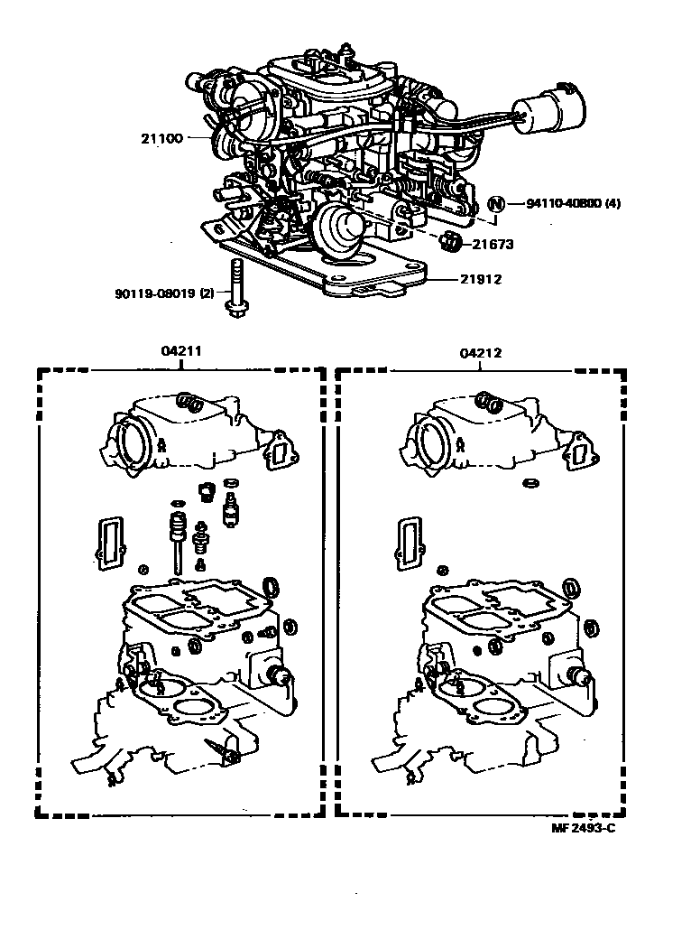 2102 — CARBURETOR ASSEMBLY