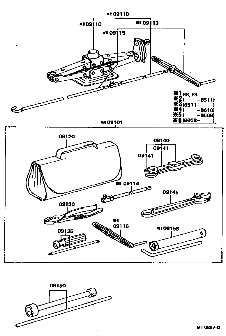 0901 — STANDARD TOOL