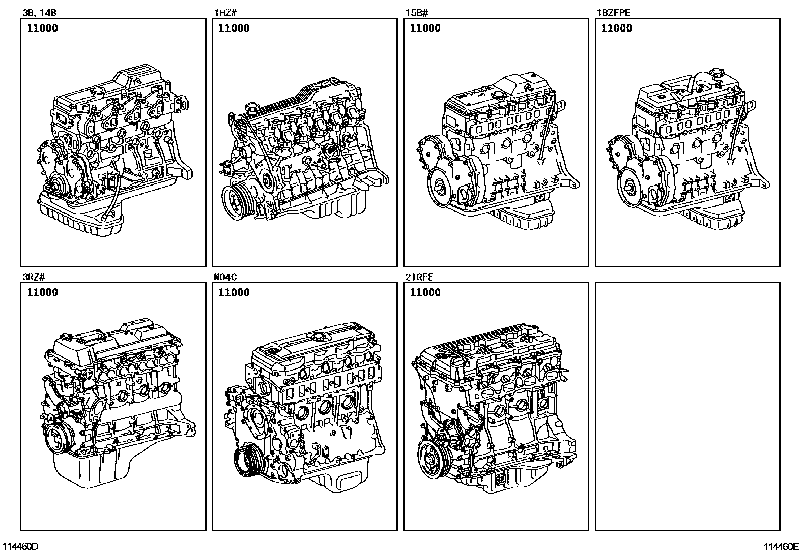 1101 — PARTIAL ENGINE ASSEMBLY