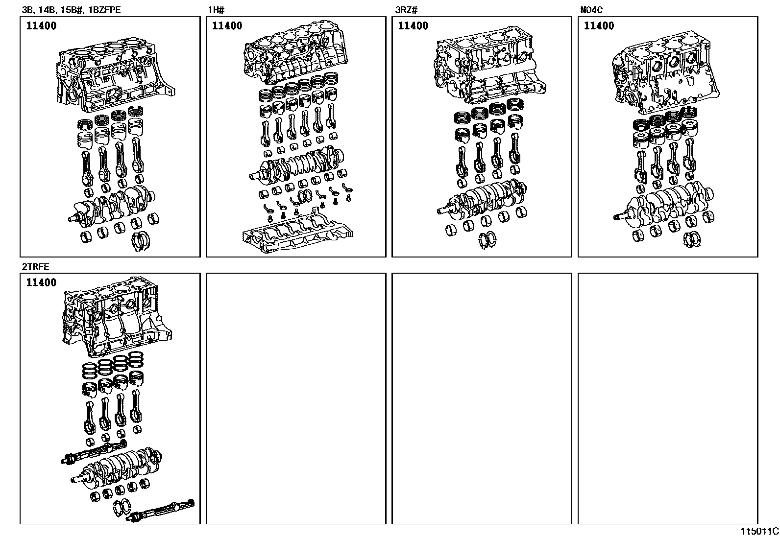 1102 — SHORT BLOCK ASSEMBLY