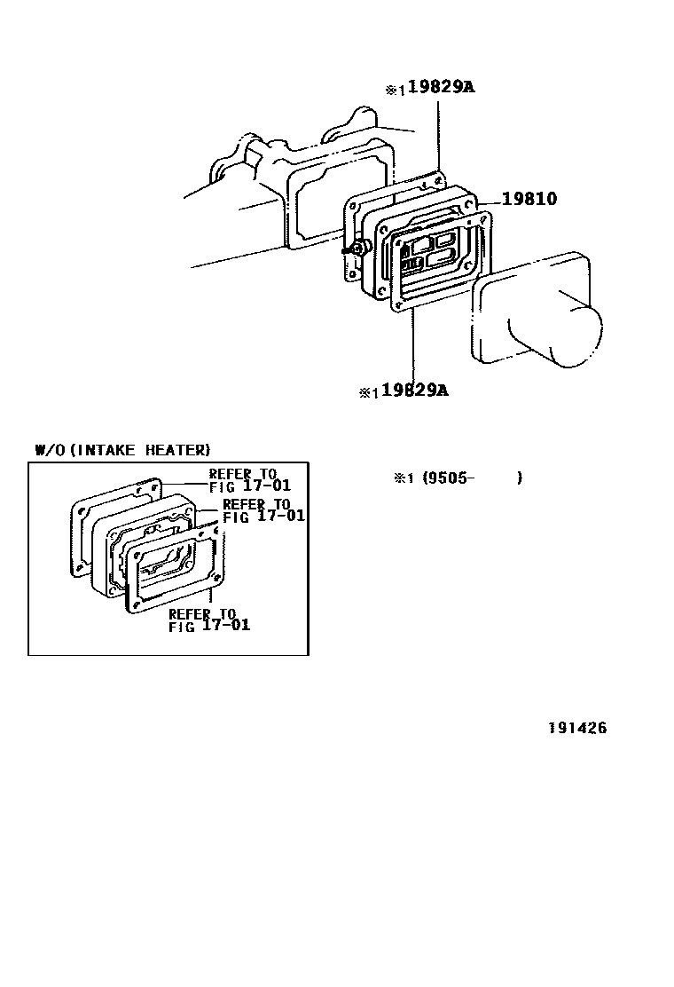 1901 — IGNITION COIL & SPARK PLUG / GLOW PLUG