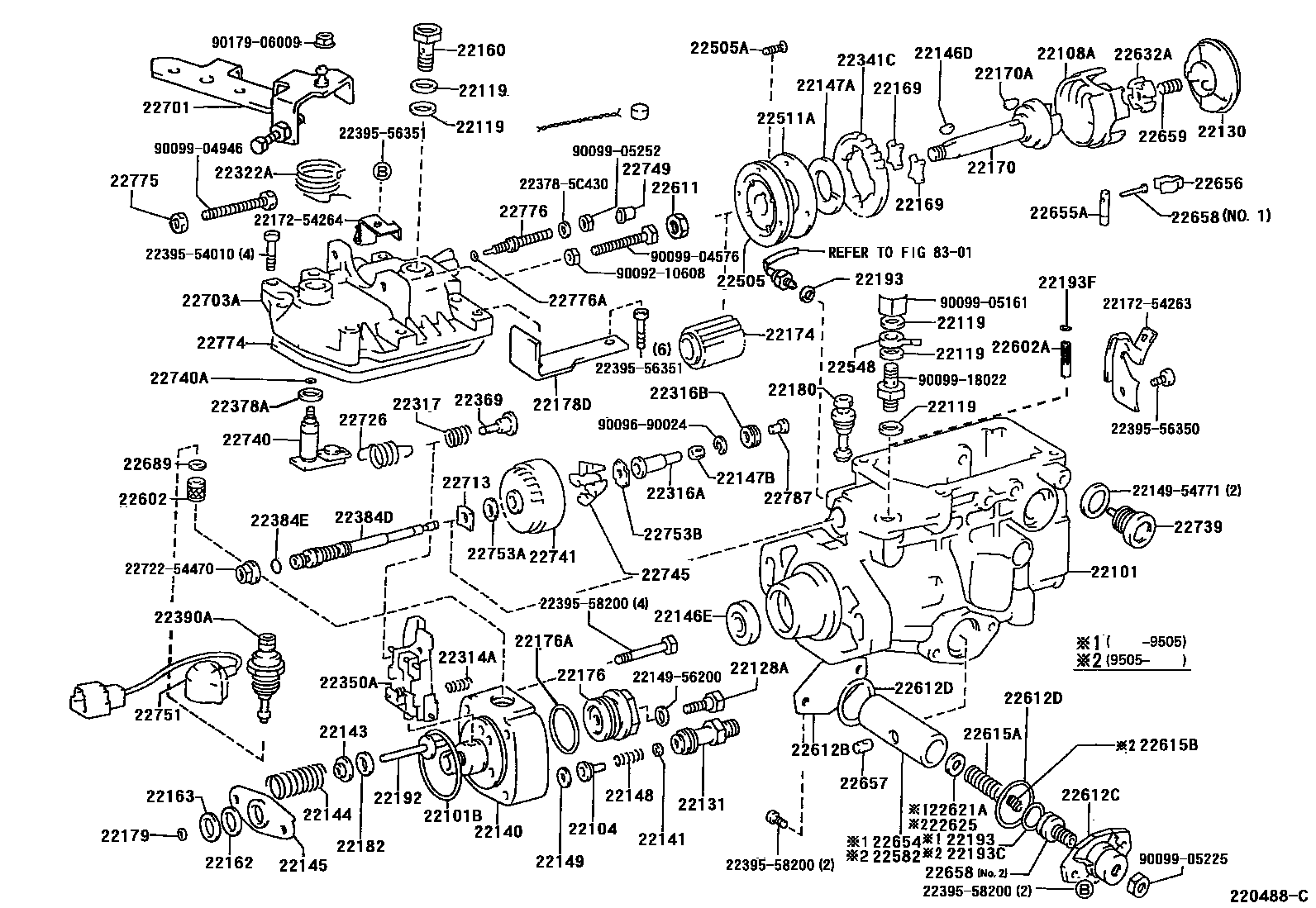 2203 — INJECTION PUMP BODY