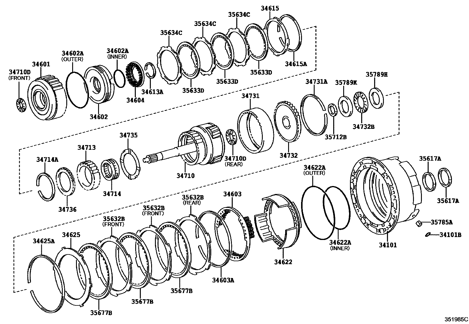 3506 — OVERDRIVE GEAR (ATM)