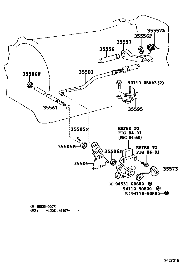 3513 — THROTTLE LINK & VALVE LEVER (ATM)