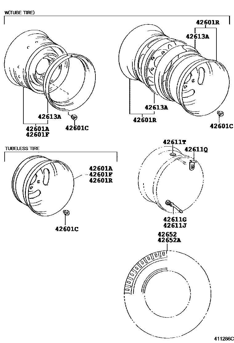 4103 — DISC WHEEL & WHEEL CAP
