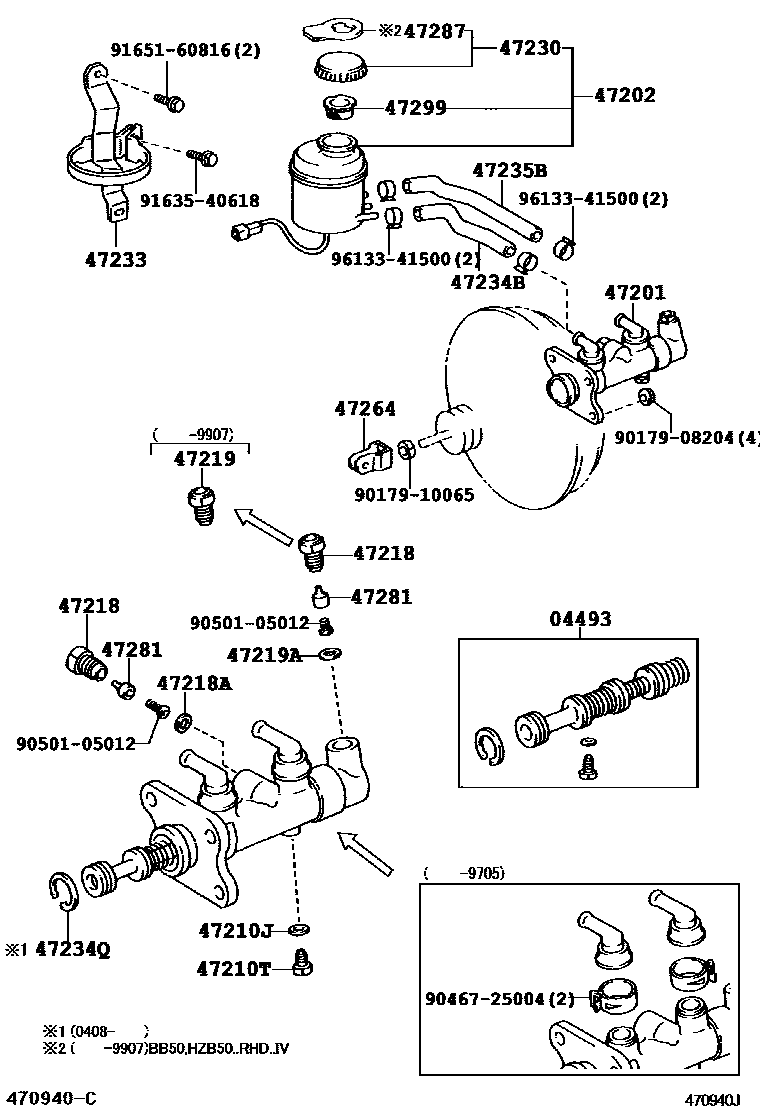 4702 — BRAKE MASTER CYLINDER