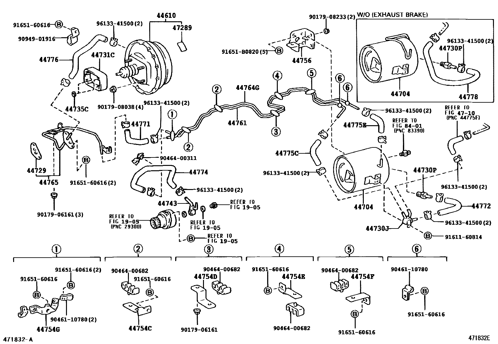 4703 — BRAKE BOOSTER & VACUUM TUBE