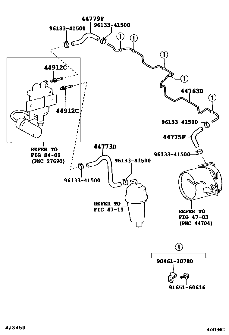 4710 — EXHAUST BRAKE TUBE & CLAMP