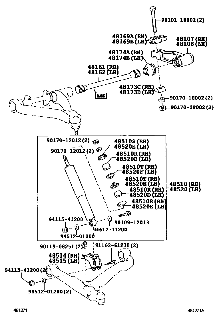 4803 — FRONT SPRING & SHOCK ABSORBER