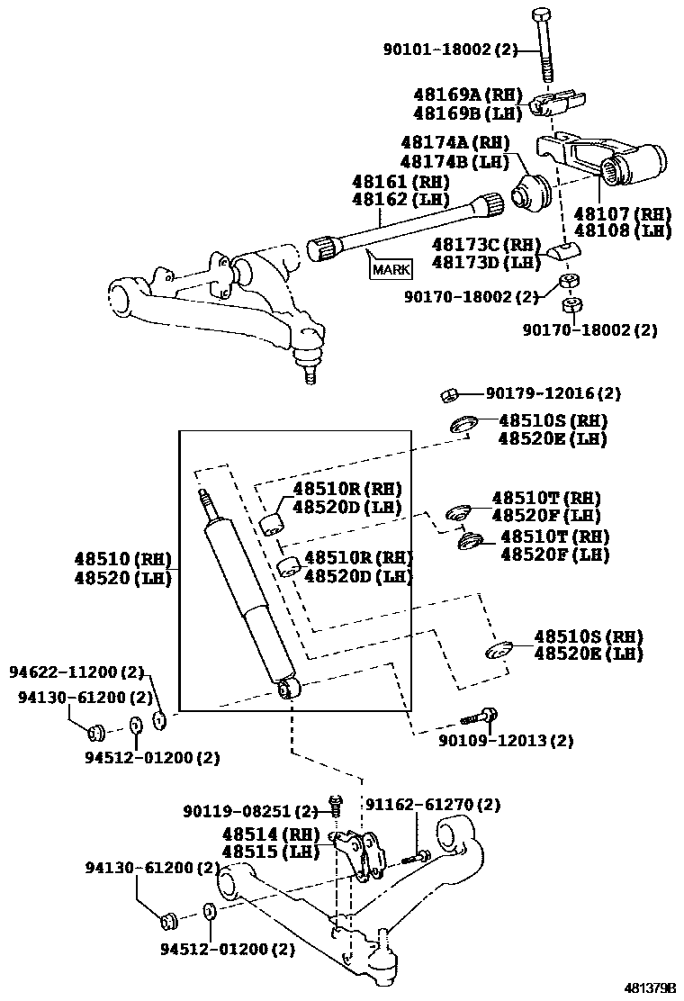4803 — FRONT SPRING & SHOCK ABSORBER