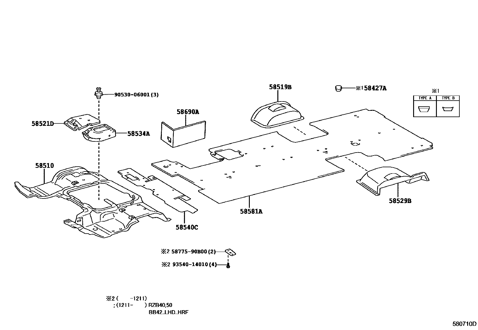 5854 — FLOOR MAT & SILENCER PAD