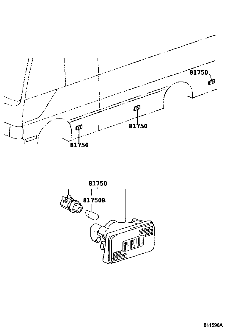 8114 — REAR SIDE MARKER LAMP