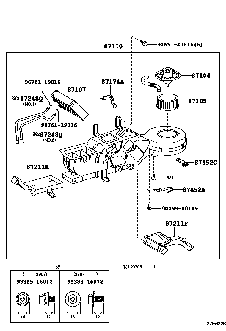 8712 — HEATING & AIR CONDITIONING - HEATER UNIT & BLOWER