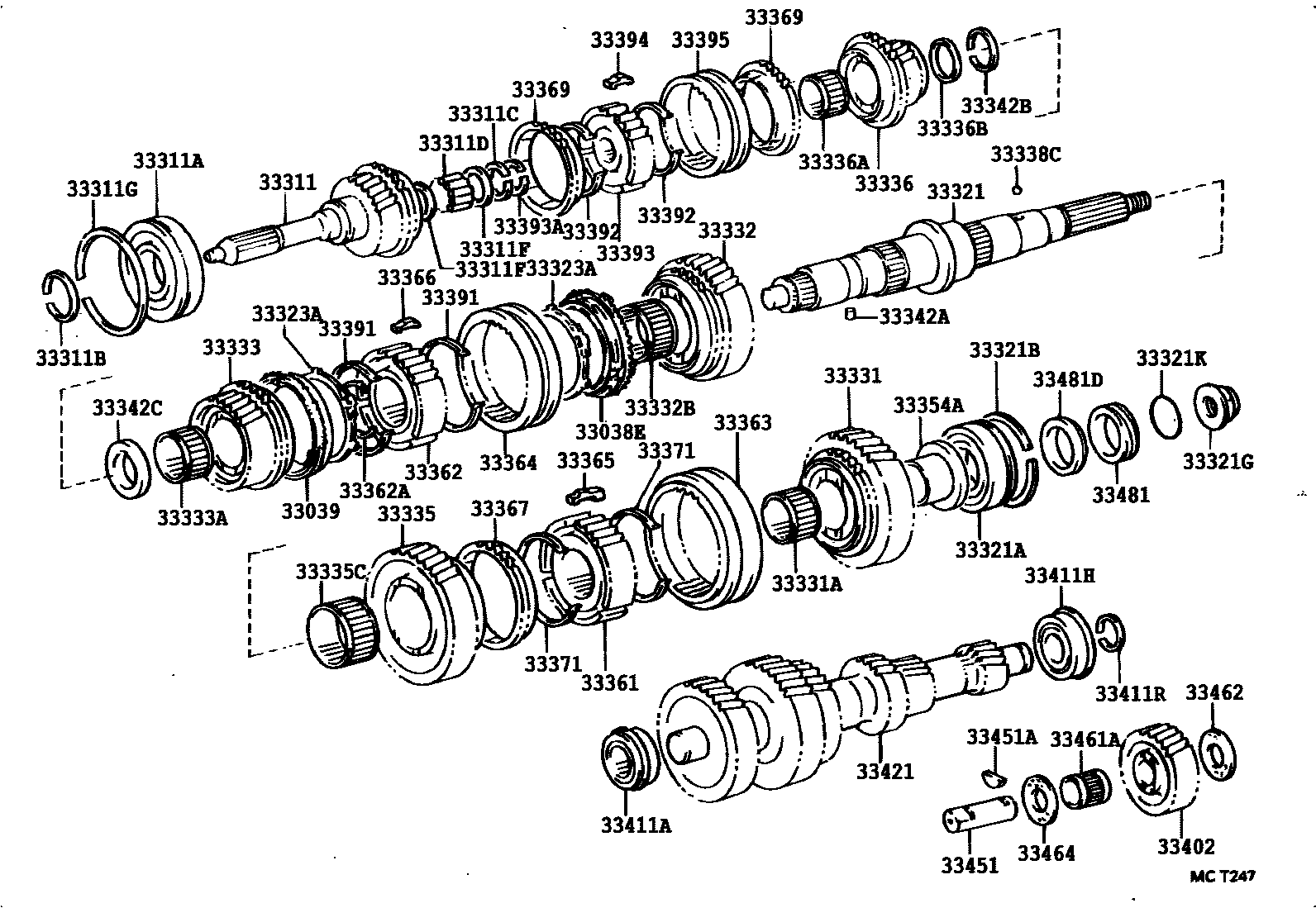 3305 — TRANSMISSION GEAR (MTM)