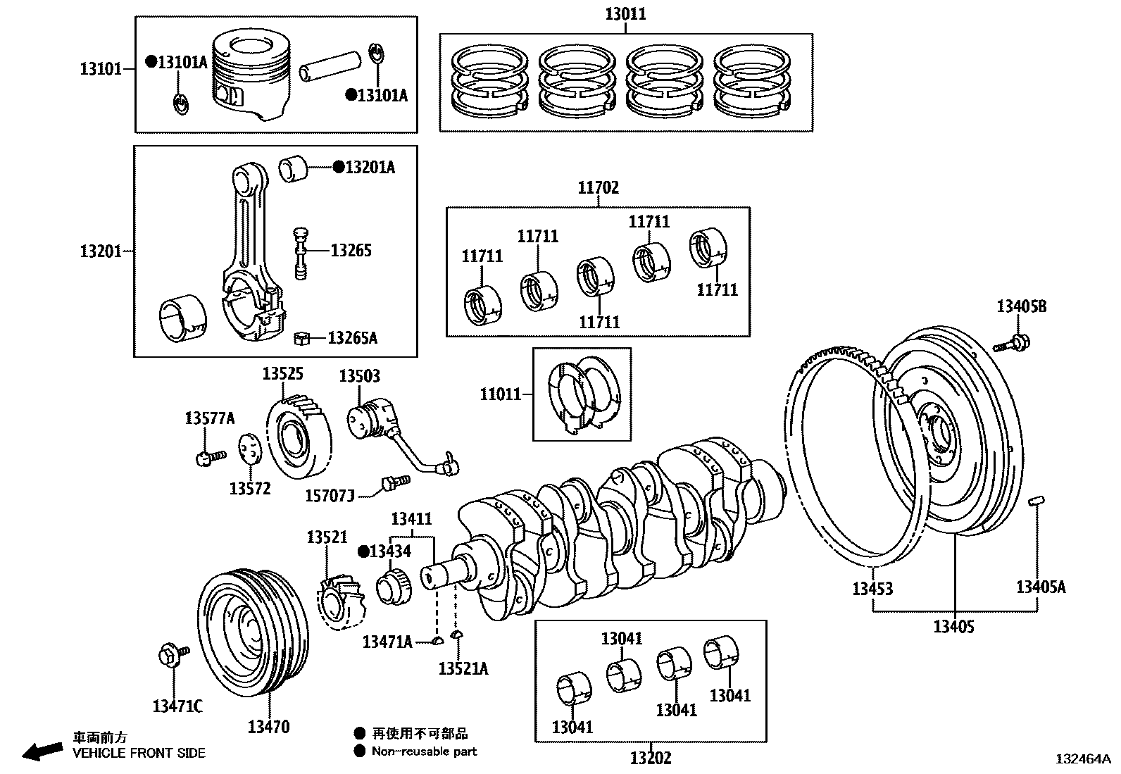 1301 — CRANKSHAFT & PISTON