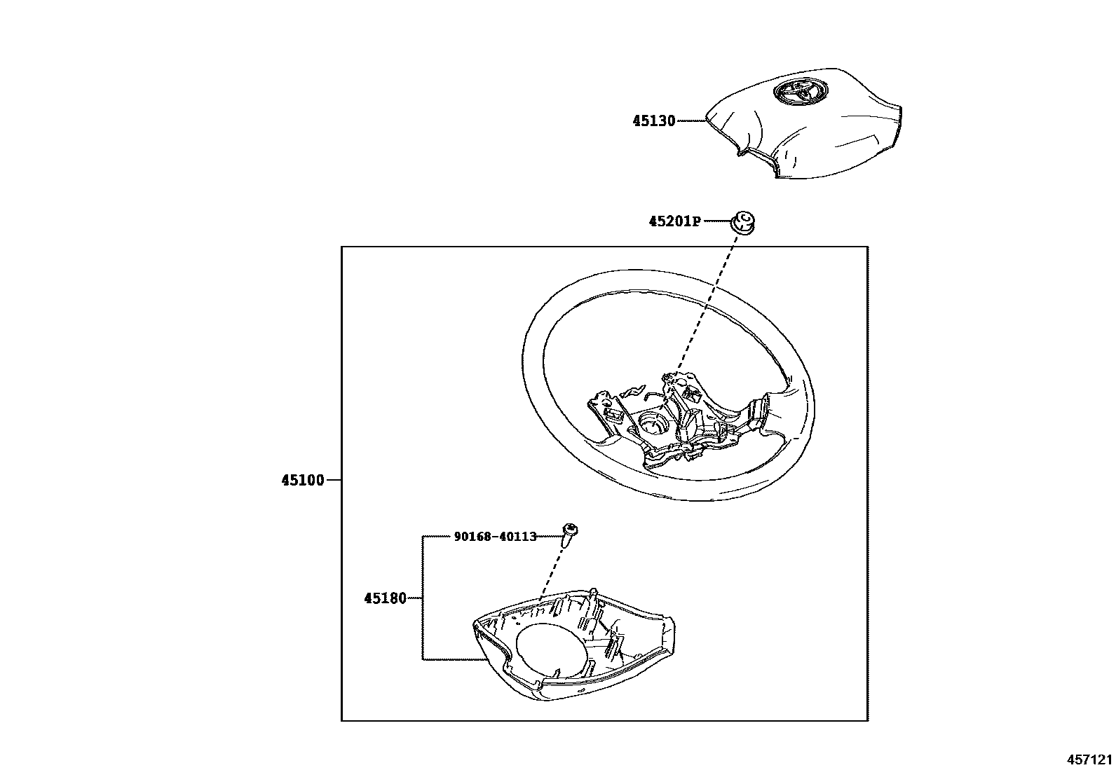 4504 — STEERING WHEEL