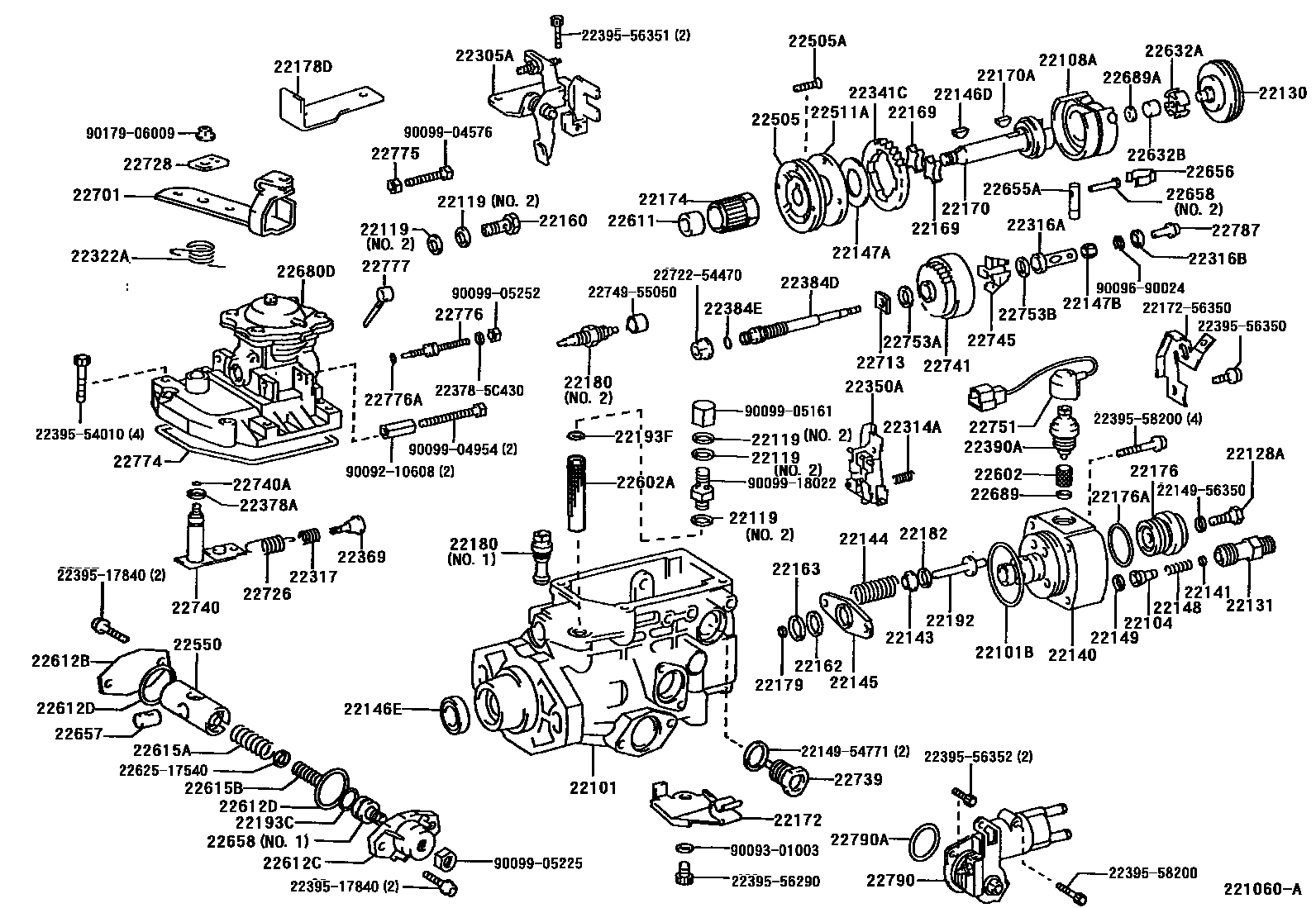 2203 — INJECTION PUMP BODY