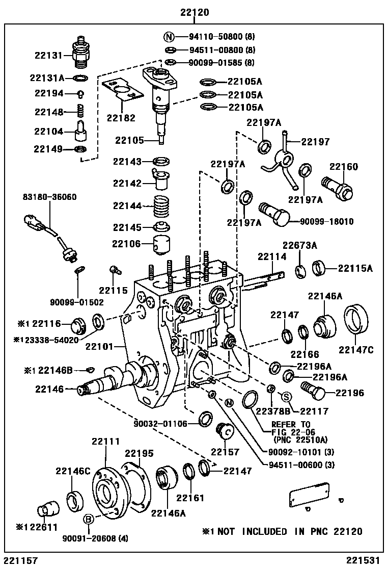 2203 — INJECTION PUMP BODY