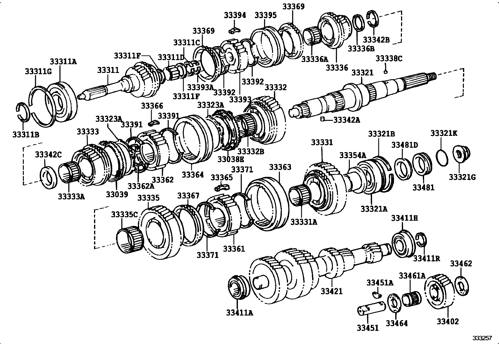 3305 — TRANSMISSION GEAR (MTM)