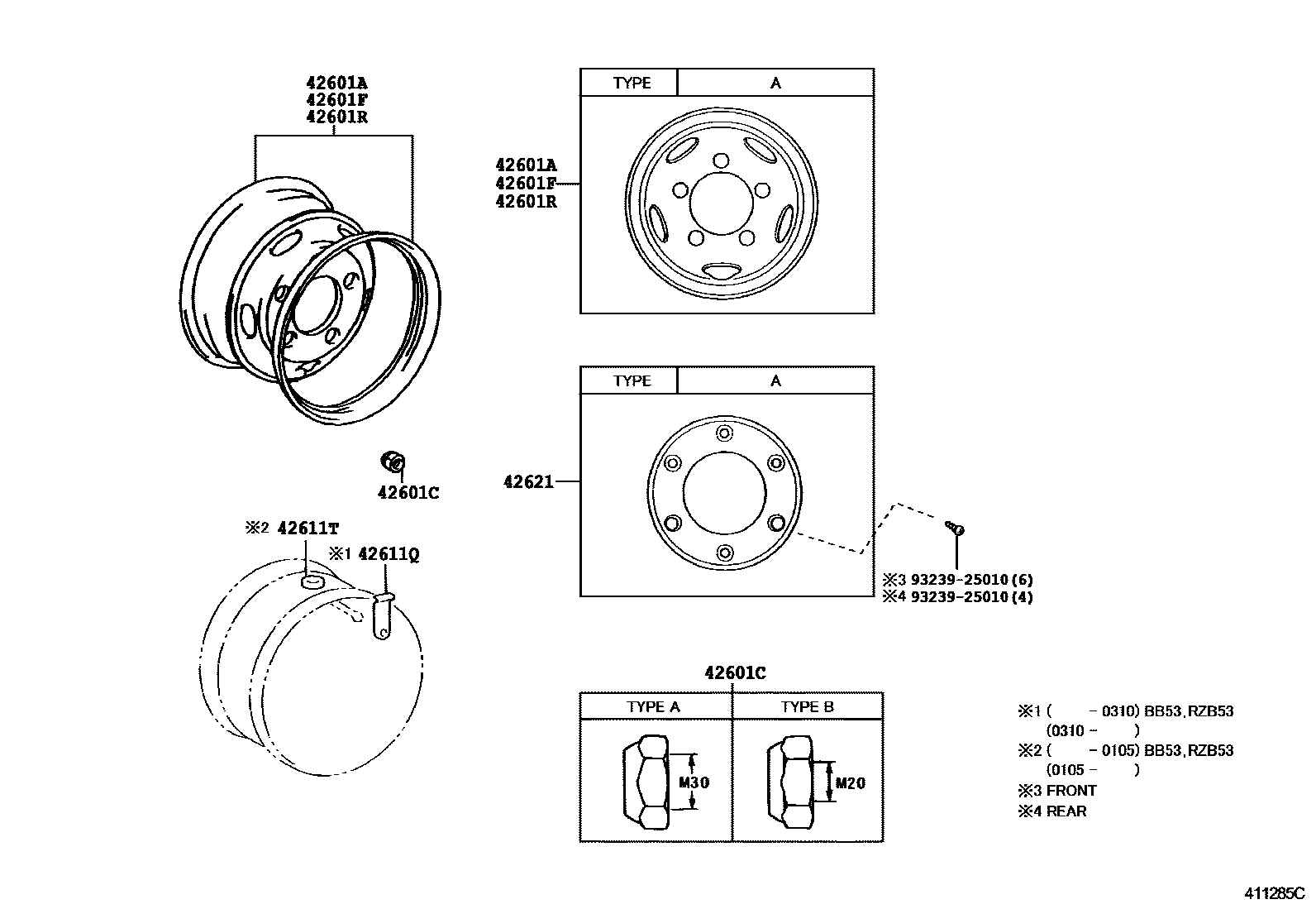 4103 — DISC WHEEL & WHEEL CAP