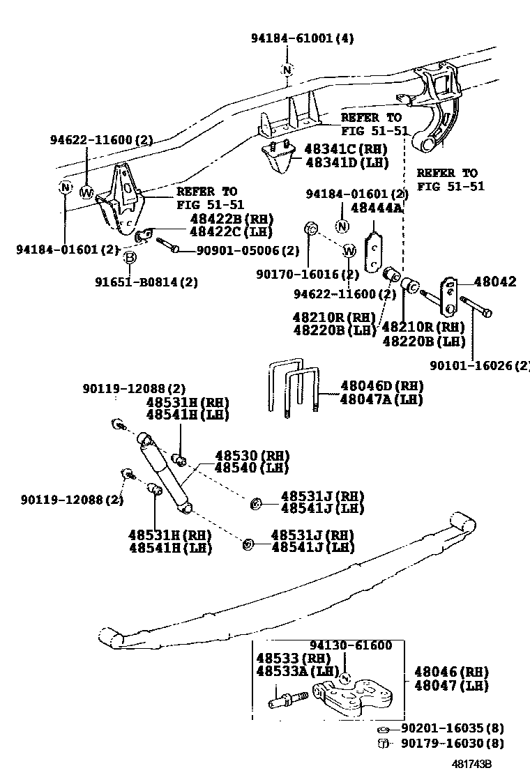 4804 — REAR SPRING & SHOCK ABSORBER