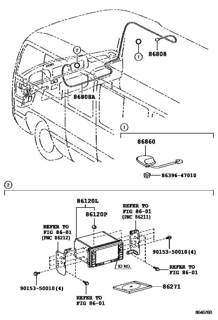 8603 — NAVIGATION & FRONT MONITOR DISPLAY