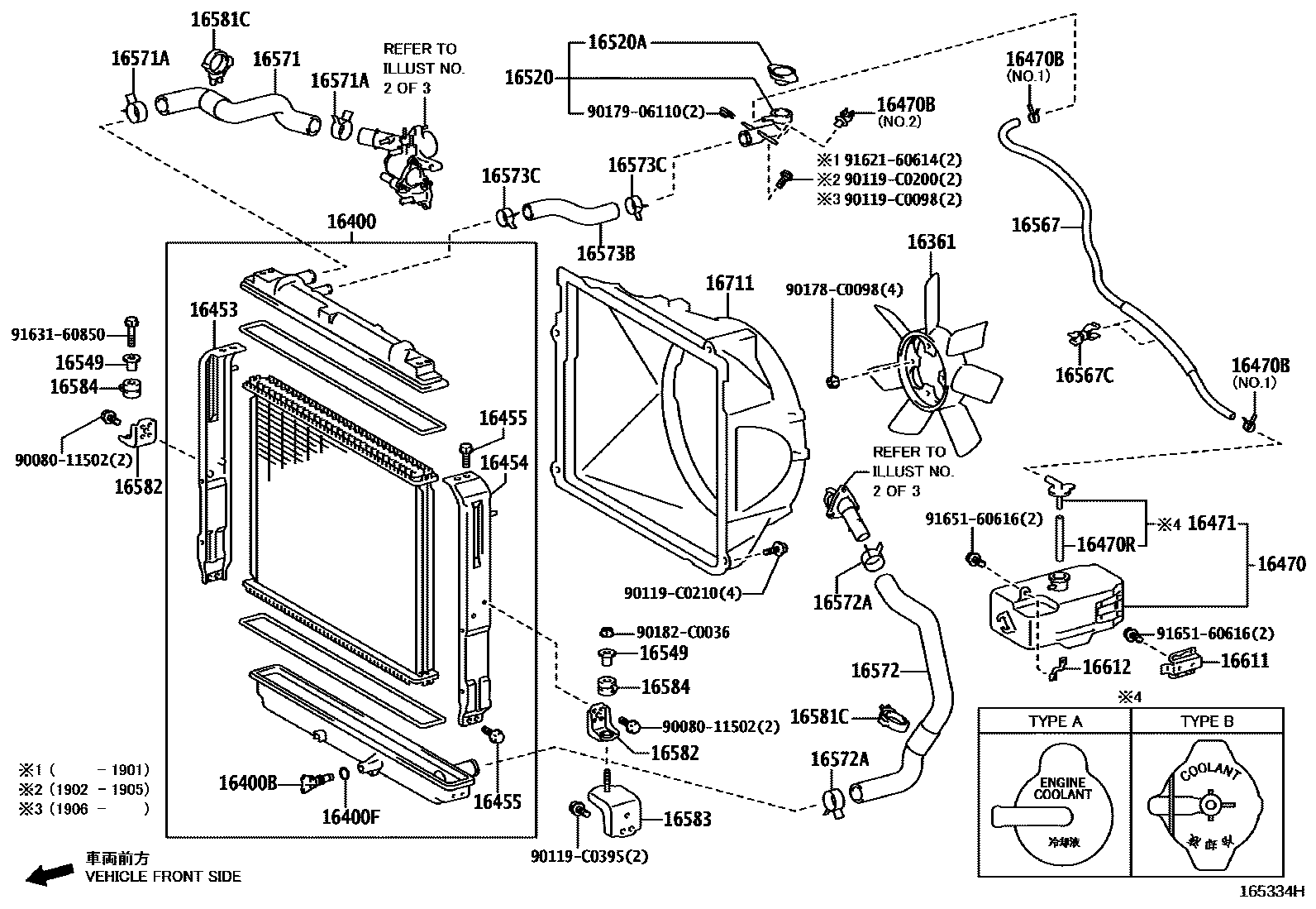 1603 — RADIATOR & WATER OUTLET