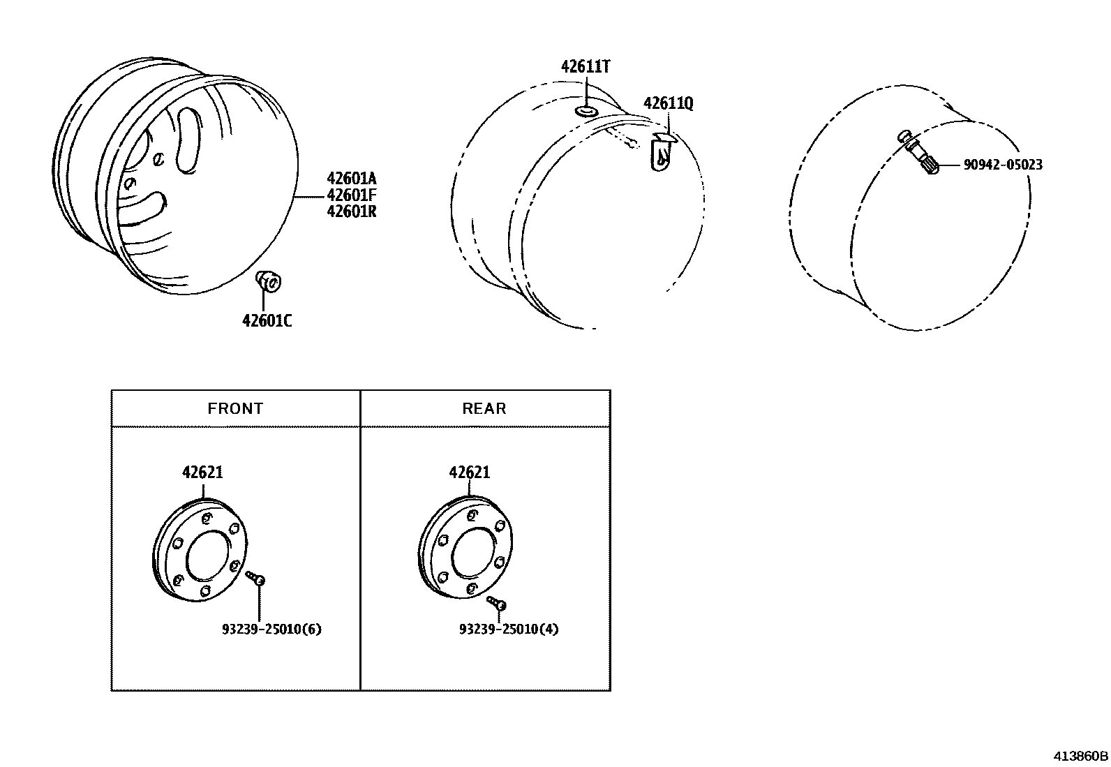 4103 — DISC WHEEL & WHEEL CAP