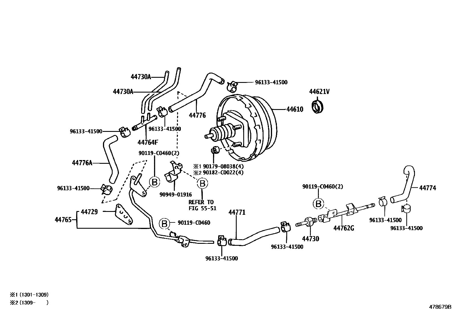 4703 — BRAKE BOOSTER & VACUUM TUBE