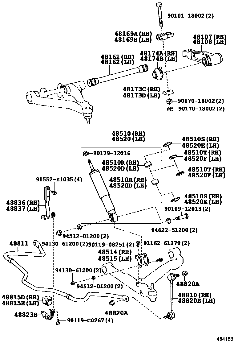 4803 — FRONT SPRING & SHOCK ABSORBER
