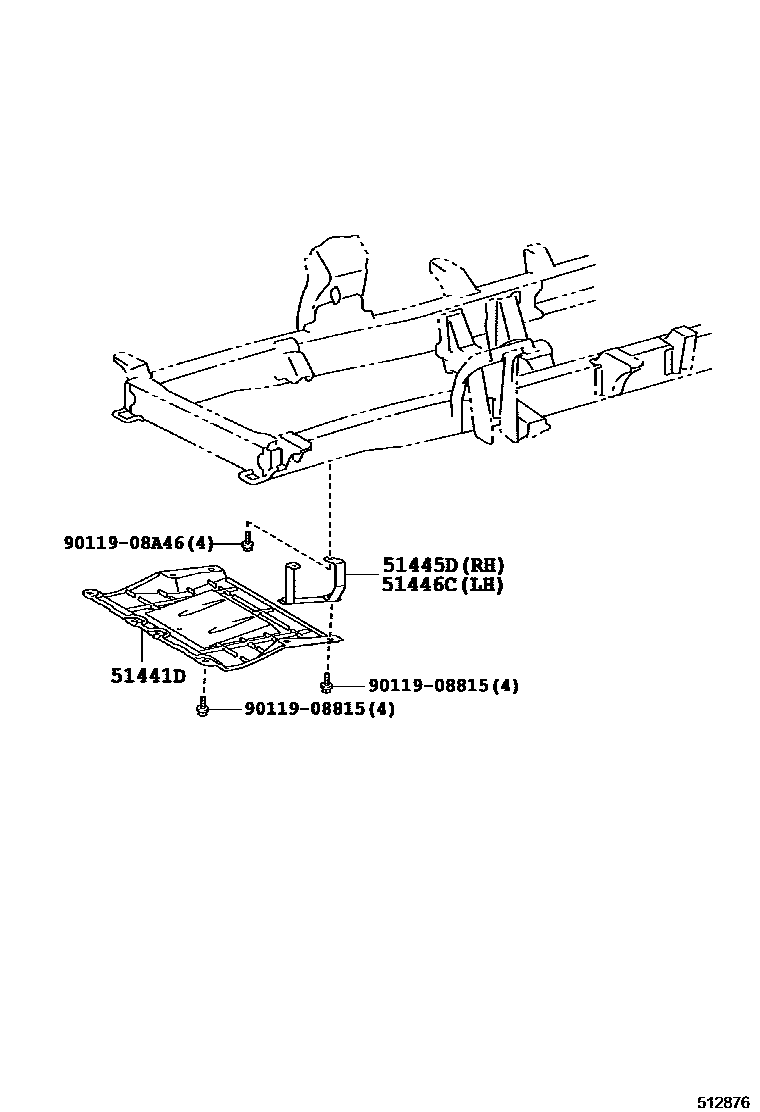 5152 — SUSPENSION CROSSMEMBER & UNDER COVER
