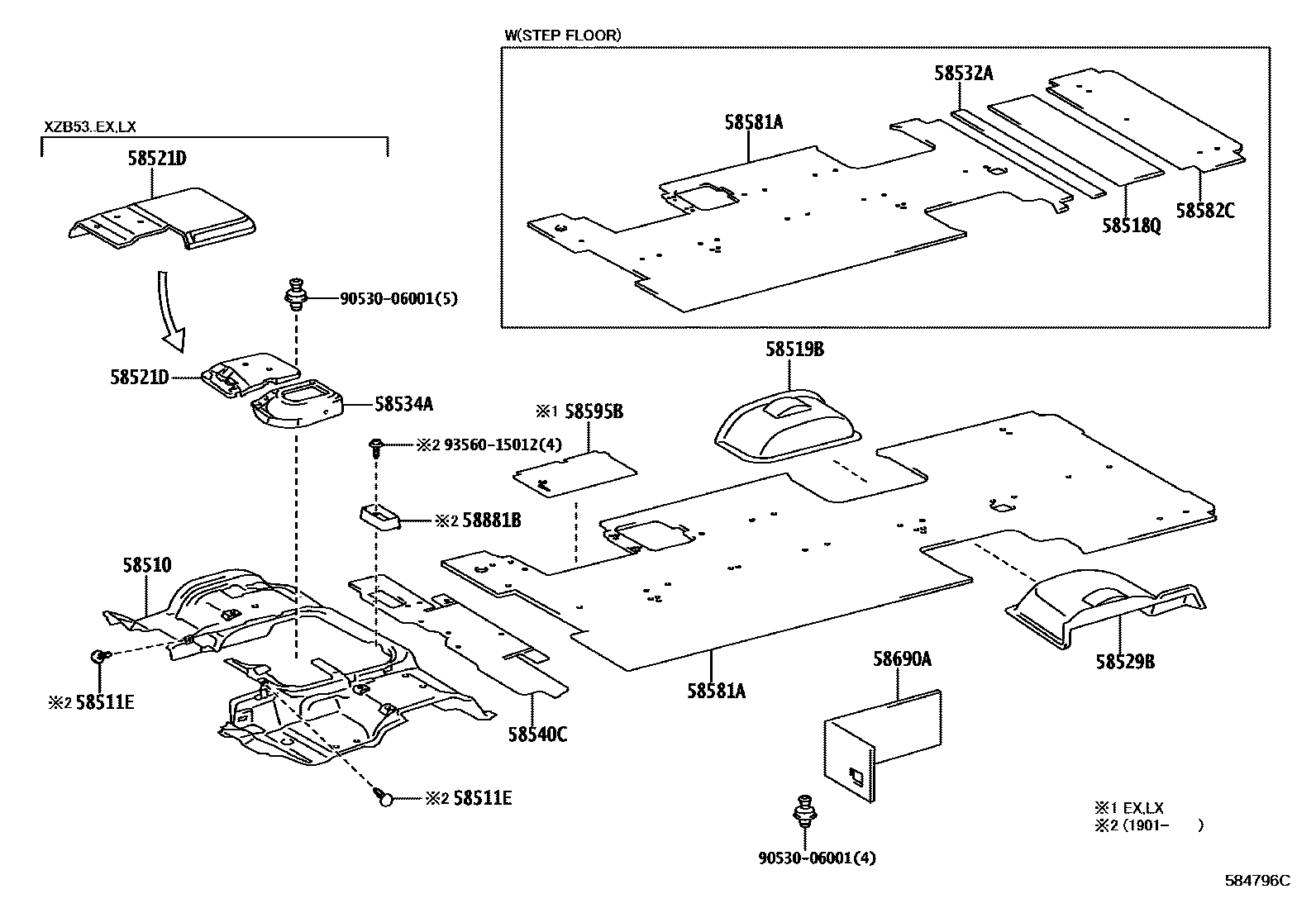 5854 — FLOOR MAT & SILENCER PAD