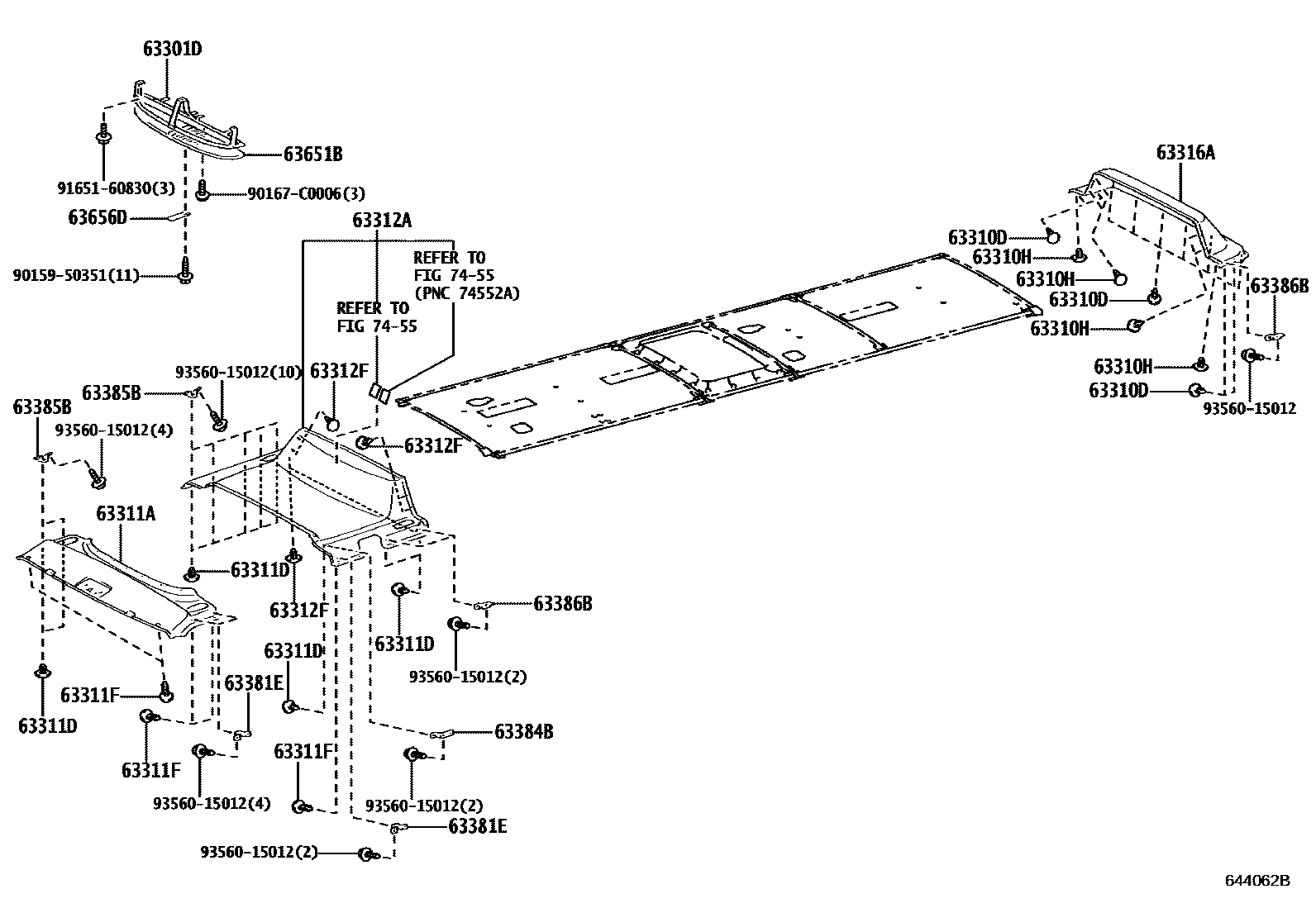 6452 — ROOF HEADLINING & SILENCER PAD