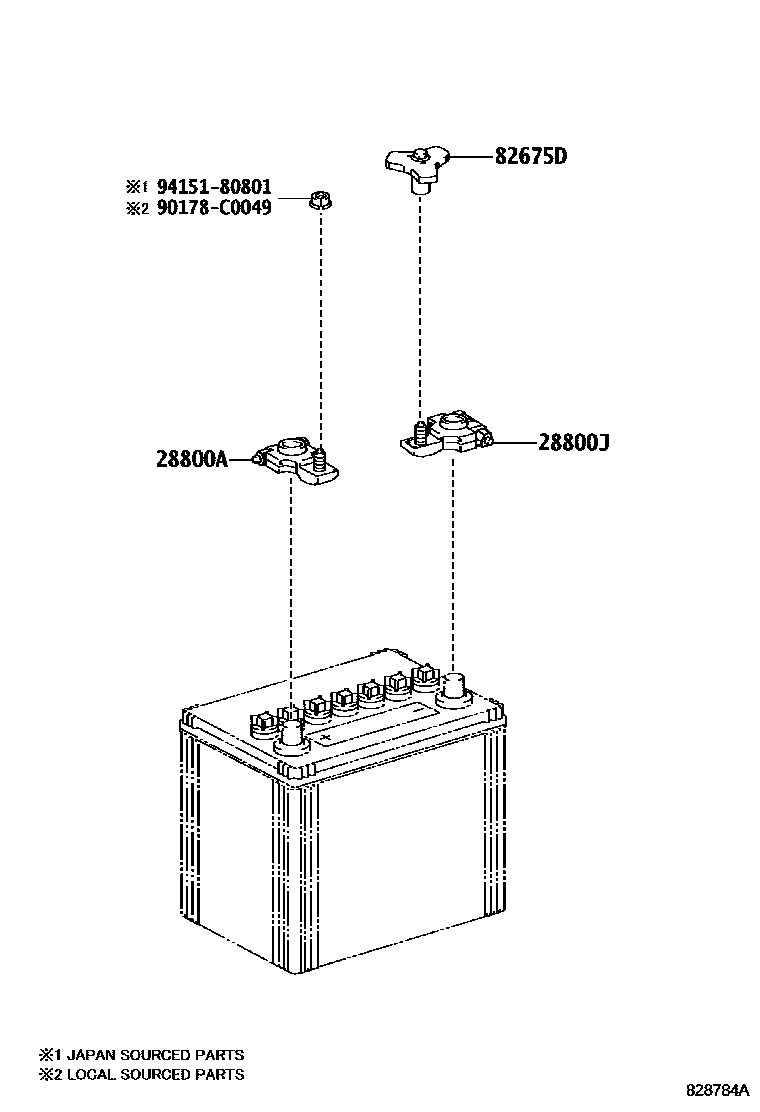 8201 — BATTERY & BATTERY CABLE
