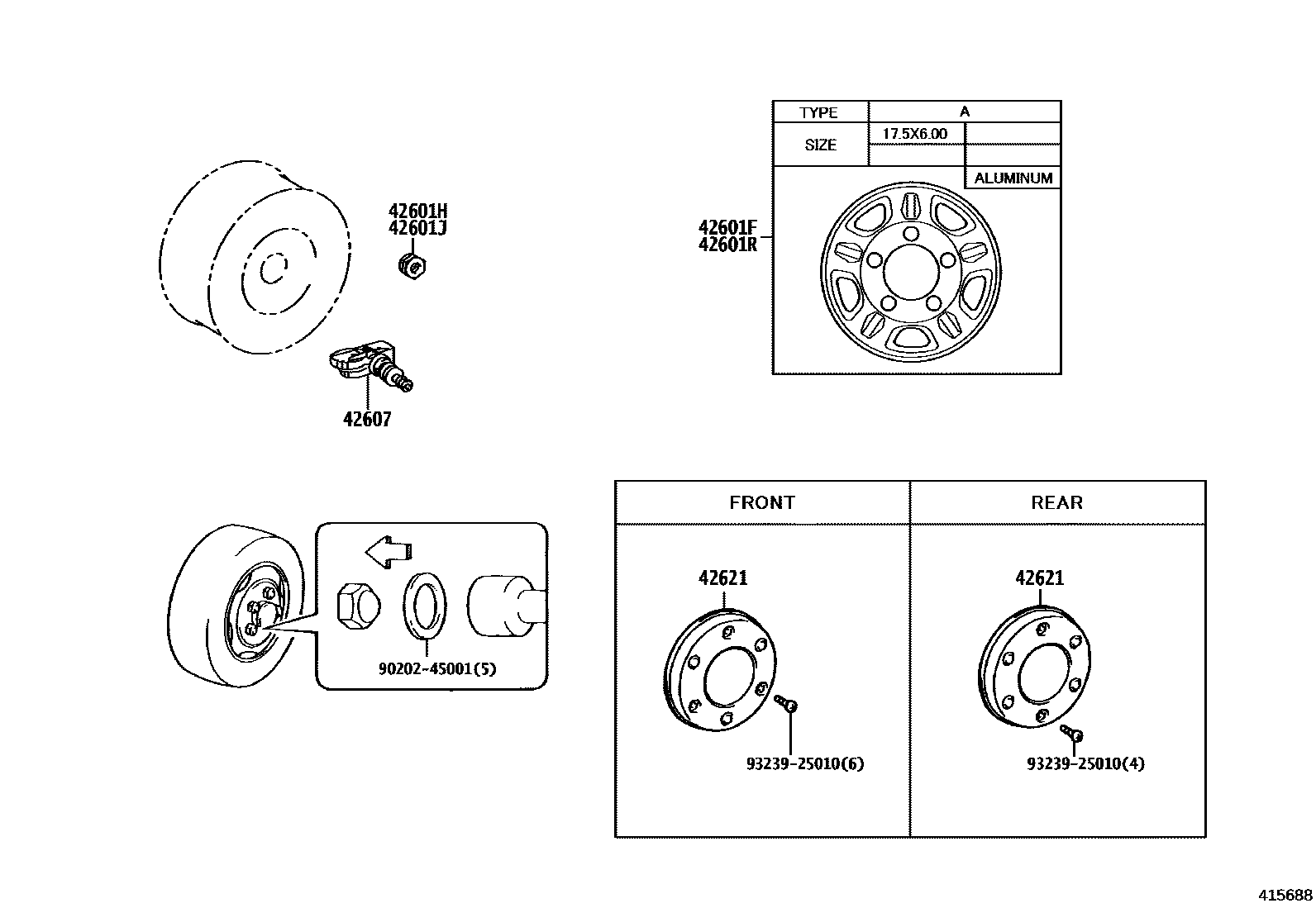 4103 — DISC WHEEL & WHEEL CAP
