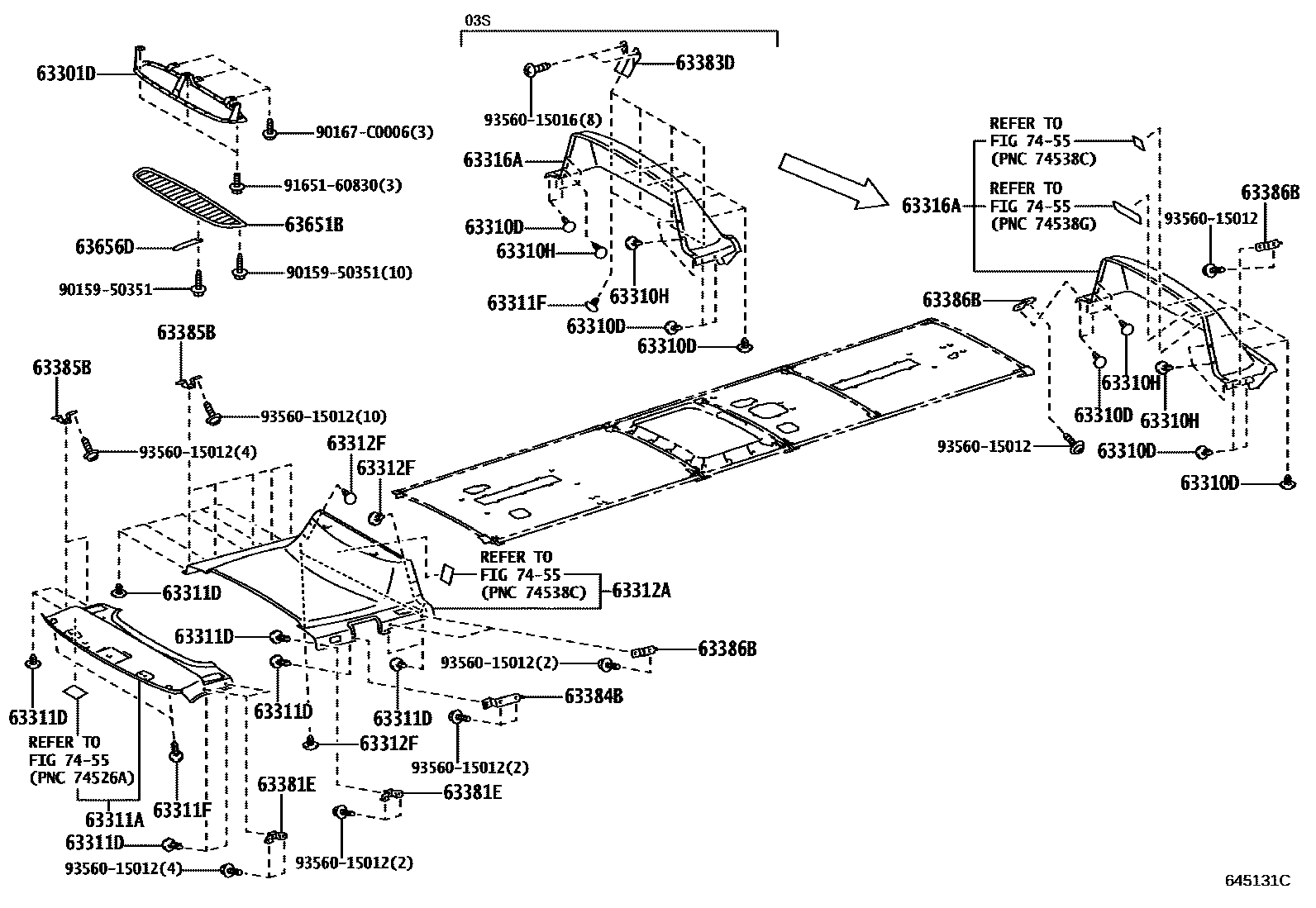 6452 — ROOF HEADLINING & SILENCER PAD