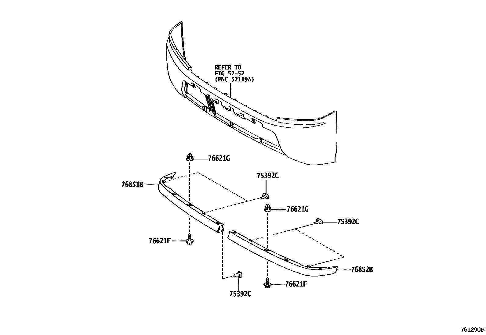 7652 — SPOILER & SIDE MUDGUARD
