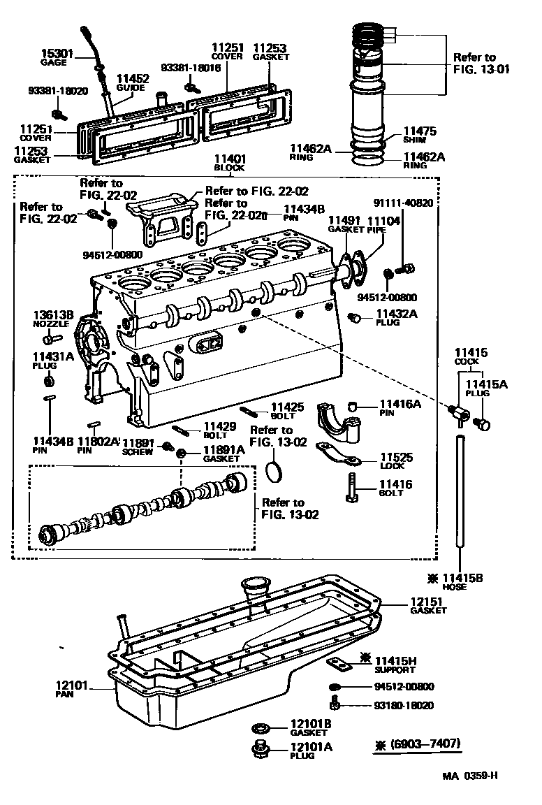 1105 — CYLINDER BLOCK