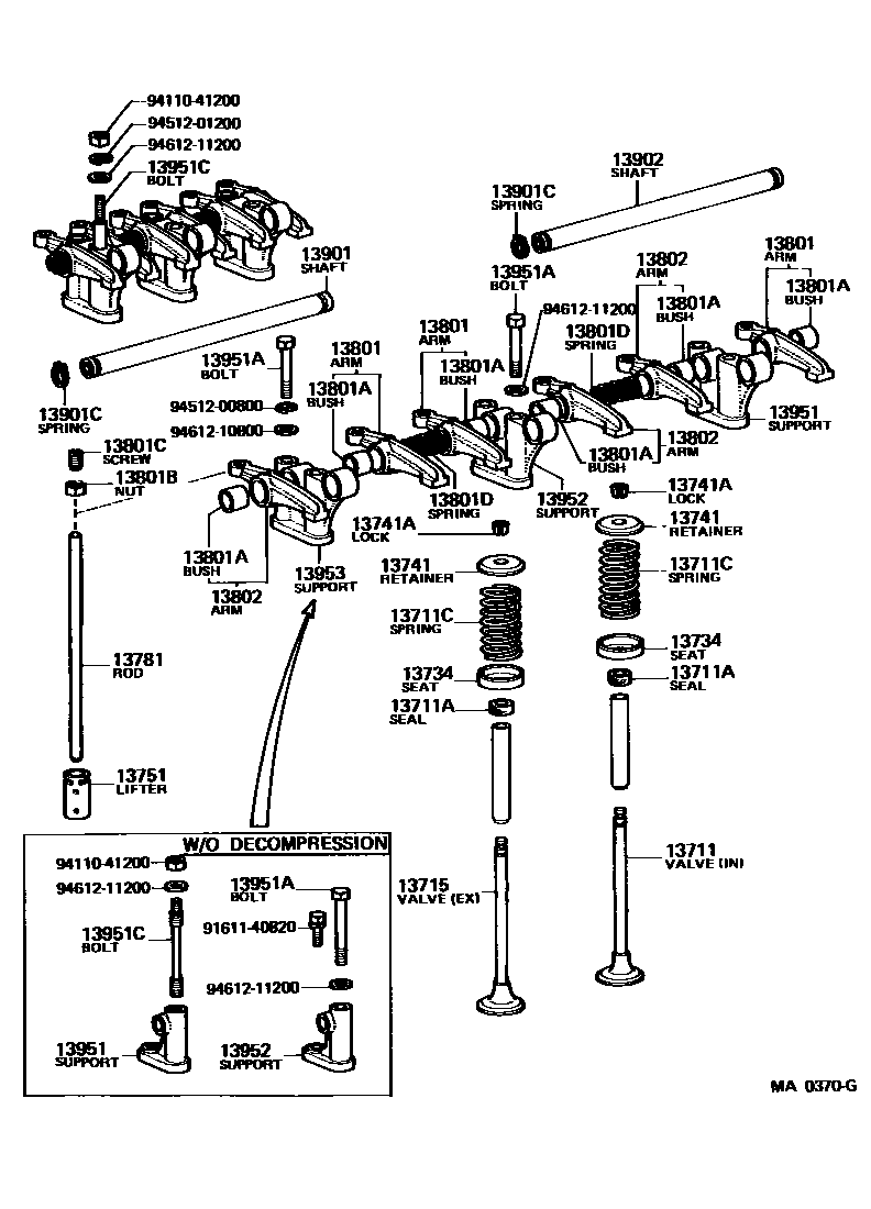 1302 — CAMSHAFT & VALVE