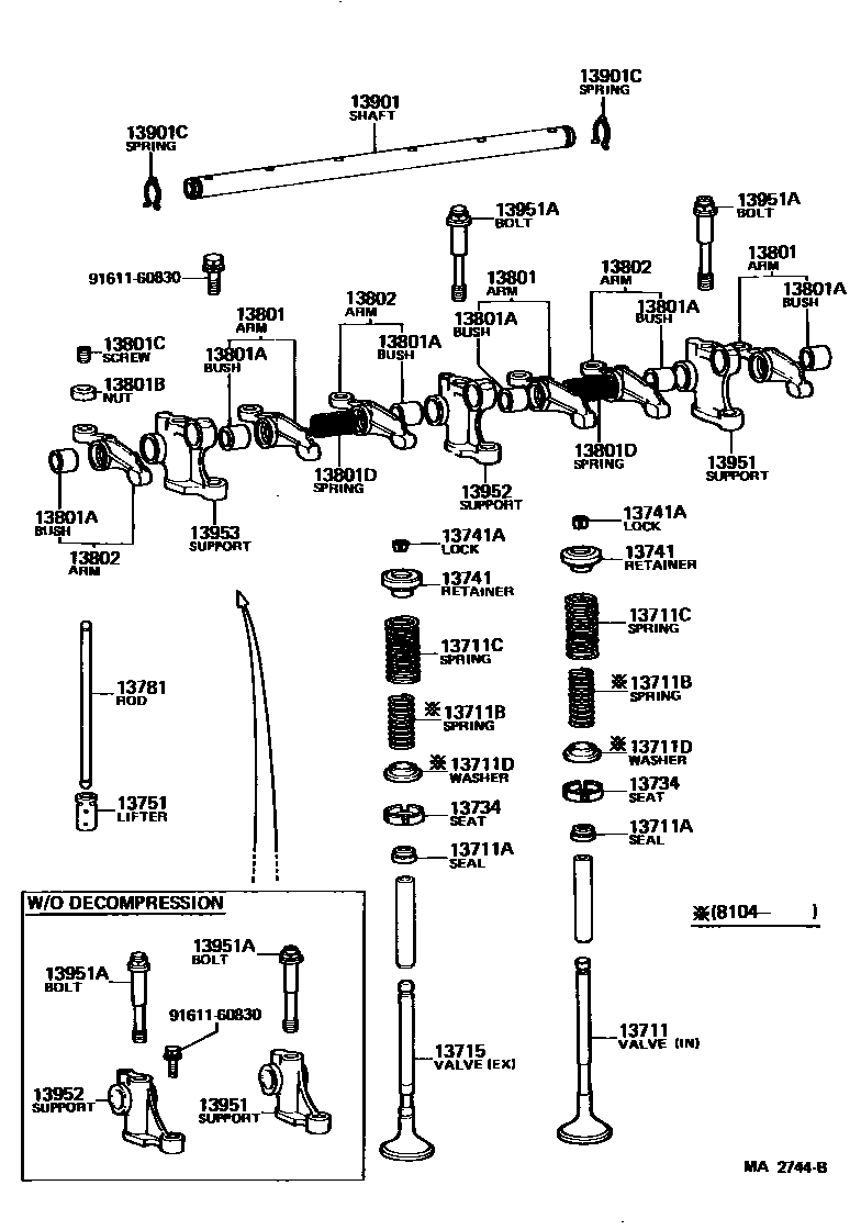 1302 — CAMSHAFT & VALVE