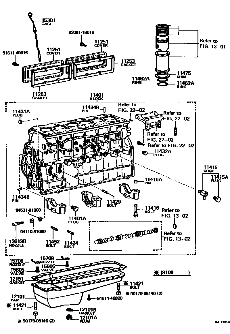 1105 — CYLINDER BLOCK