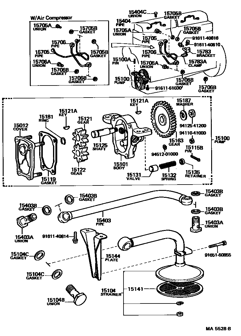 1501 — ENGINE OIL PUMP