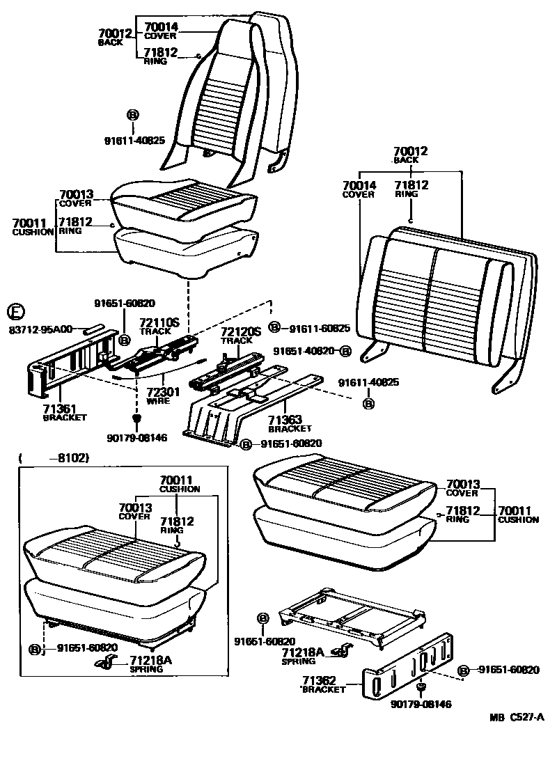 7151 — SEAT & SEAT TRACK