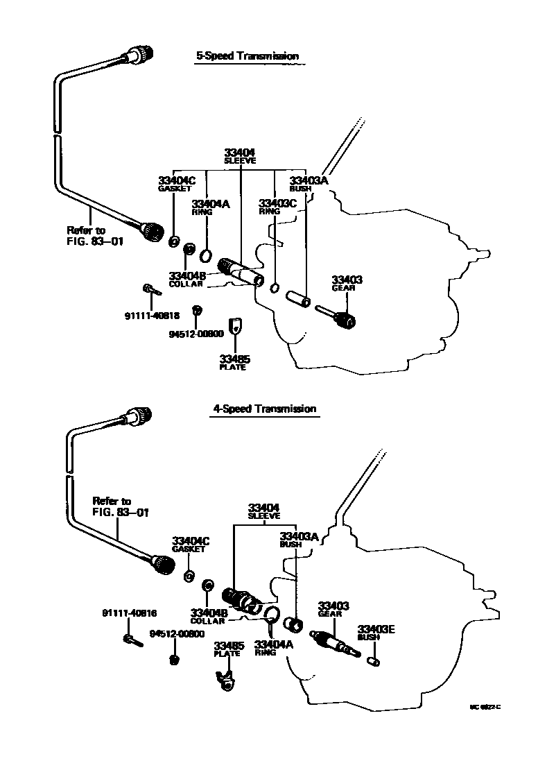 3304 — SPEEDOMETER DRIVEN GEAR (MTM)
