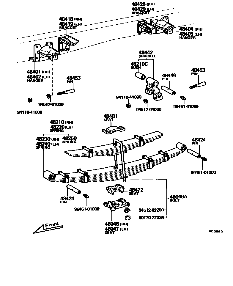 4804 — REAR SPRING & SHOCK ABSORBER