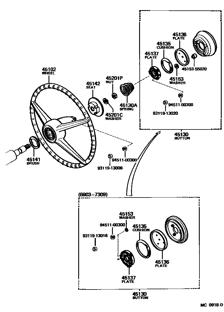 4504 — STEERING WHEEL