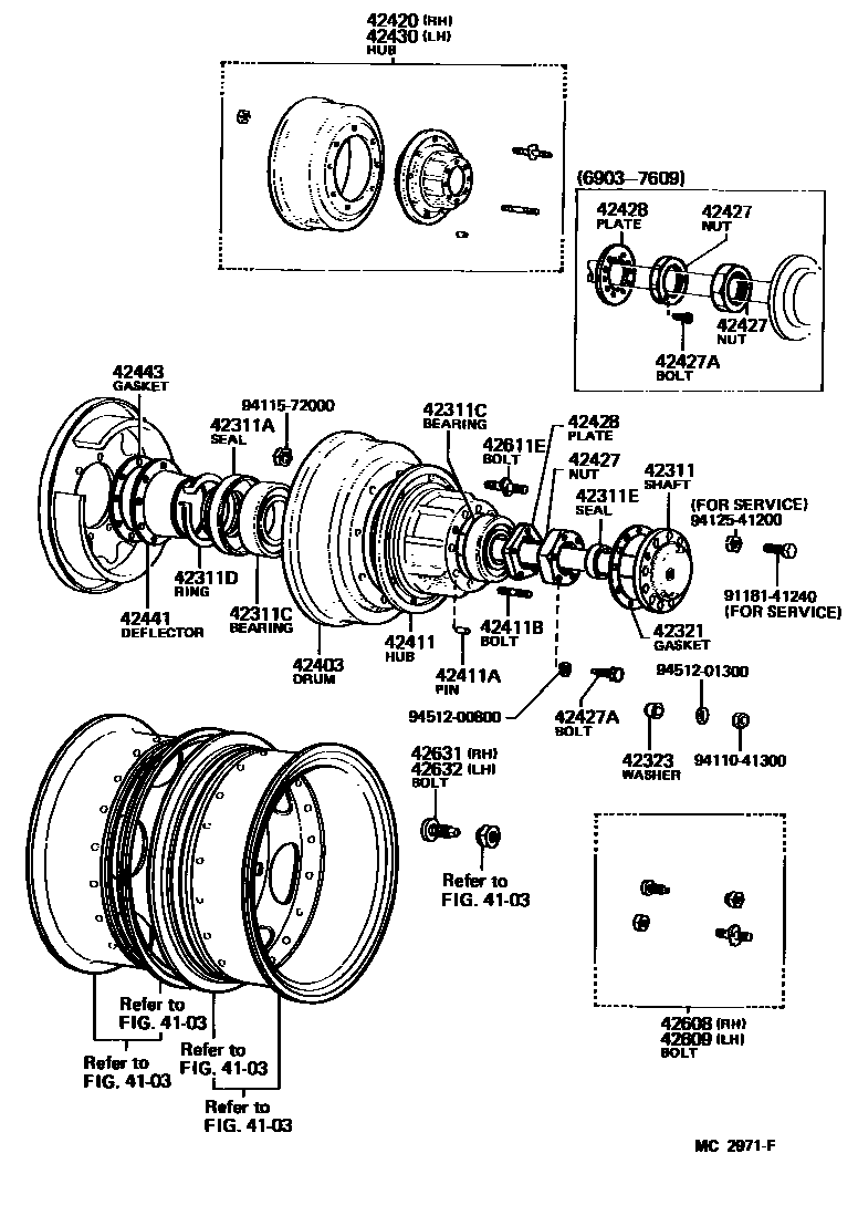 4102 — REAR AXLE SHAFT & HUB