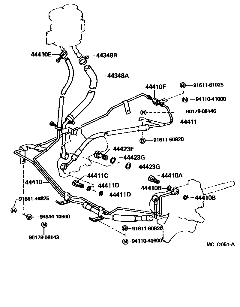 4503 — POWER STEERING TUBE