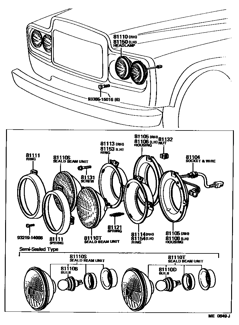 8101 — HEADLAMP